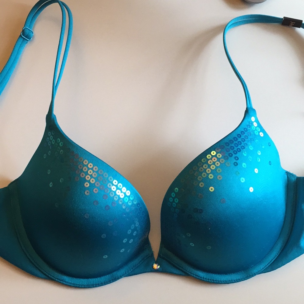 Blue Victoria’s Secret Bra